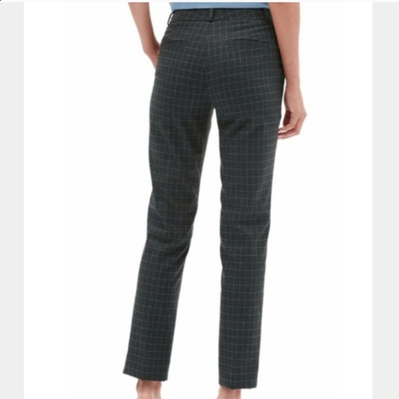 NWOT Banana Republic Windowpane Ryan Professional Straight Slim Trouser Pants - Picture 2 of 9